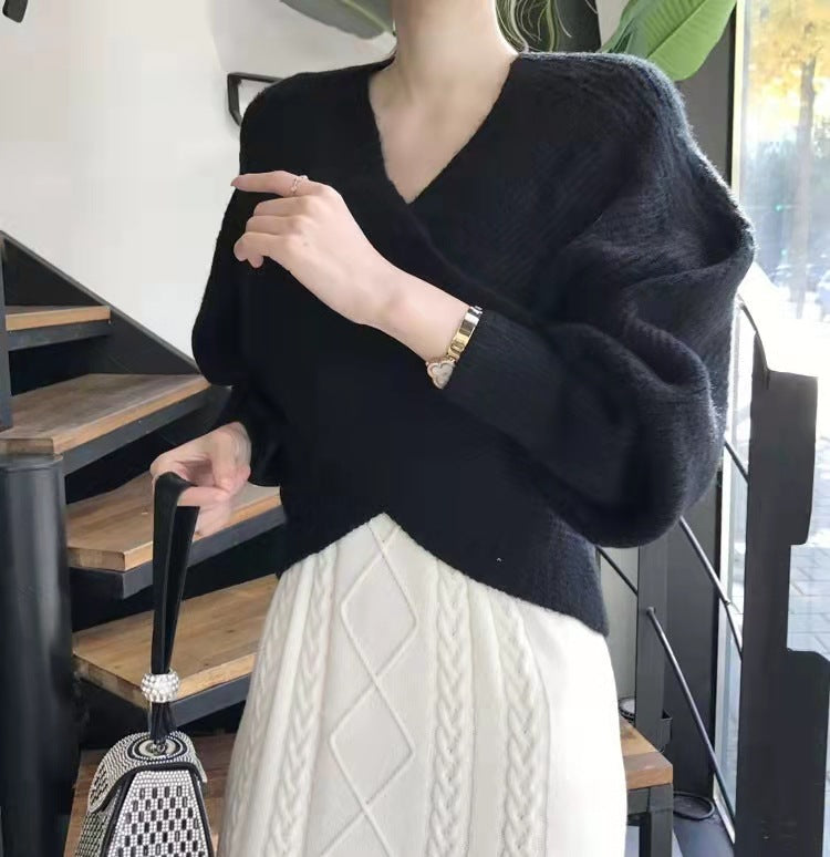 Maison Léa™ | Pull en tricot croisé chic