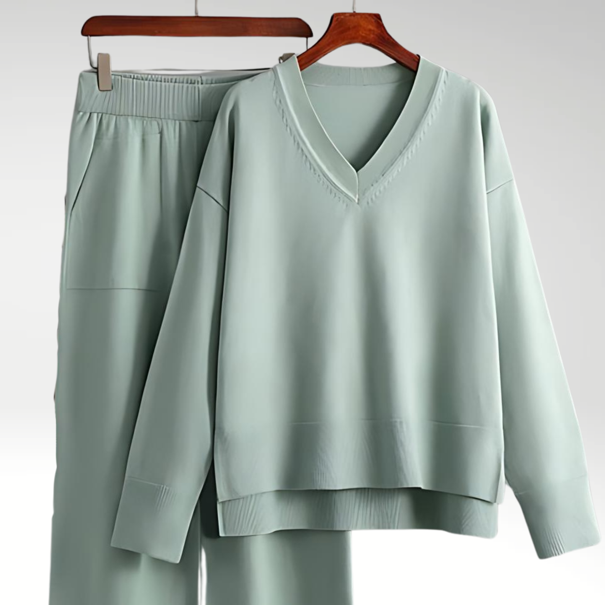 Maison Léa™ | Luxe Ensemble deux pièces col V