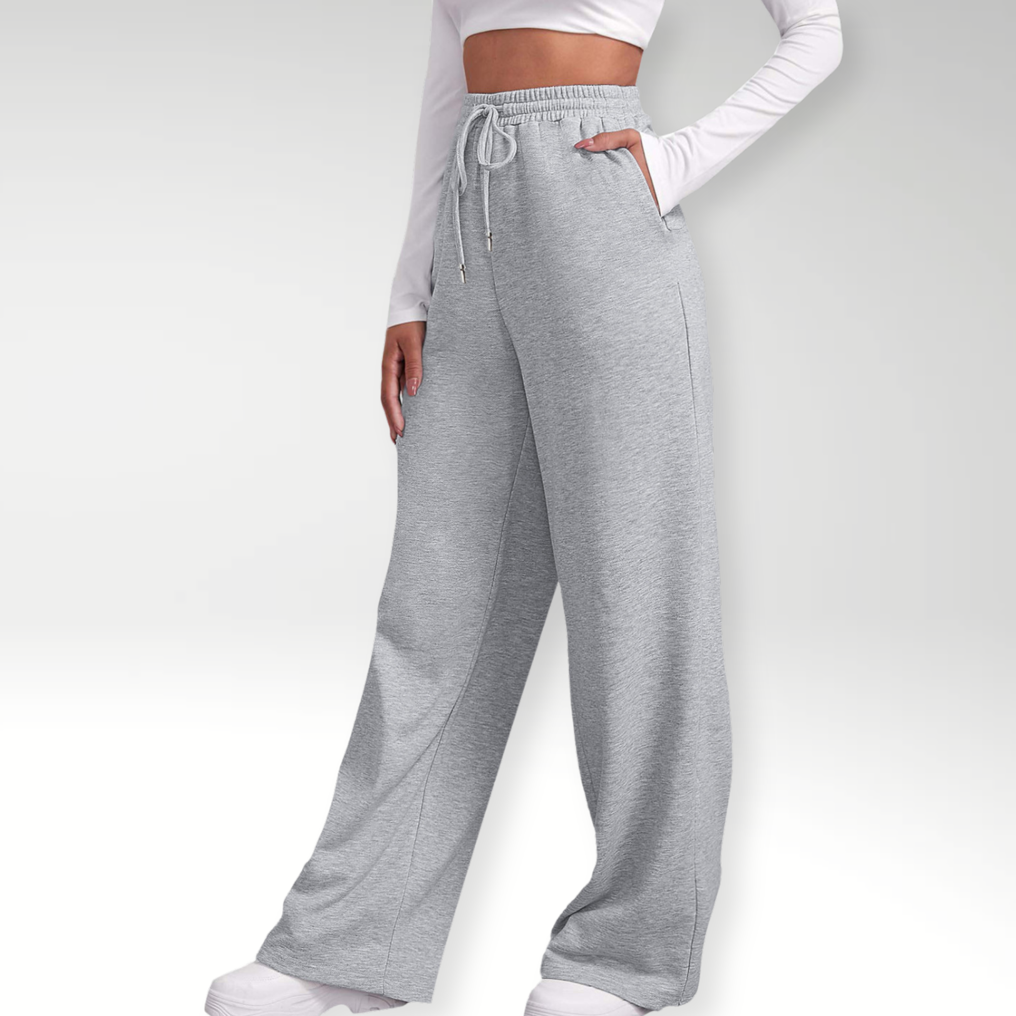 Maison Léa™ | Joggers à jambe large et coupe décontractée