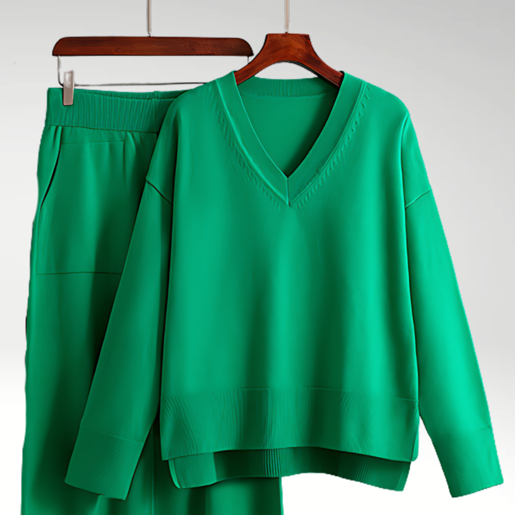 Maison Léa™ | Luxe Ensemble deux pièces col V
