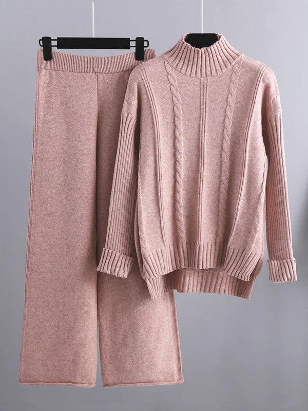 Maison Léa™ | Ensemble deux pièces Lounge en tricot torsadé