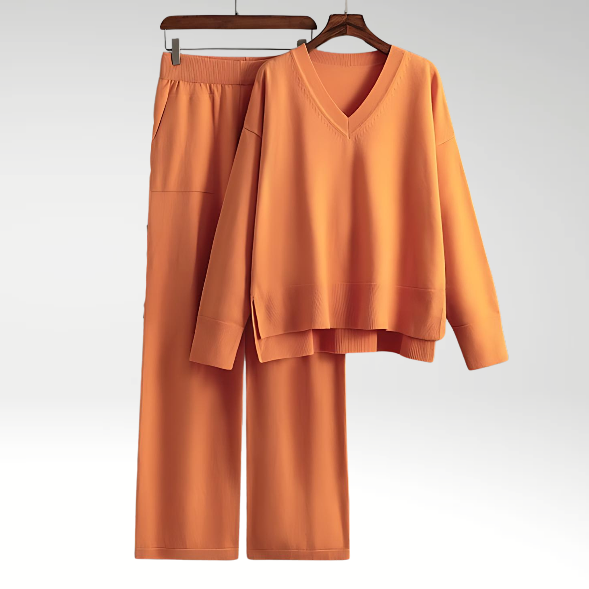 Maison Léa™ | Luxe Ensemble deux pièces col V