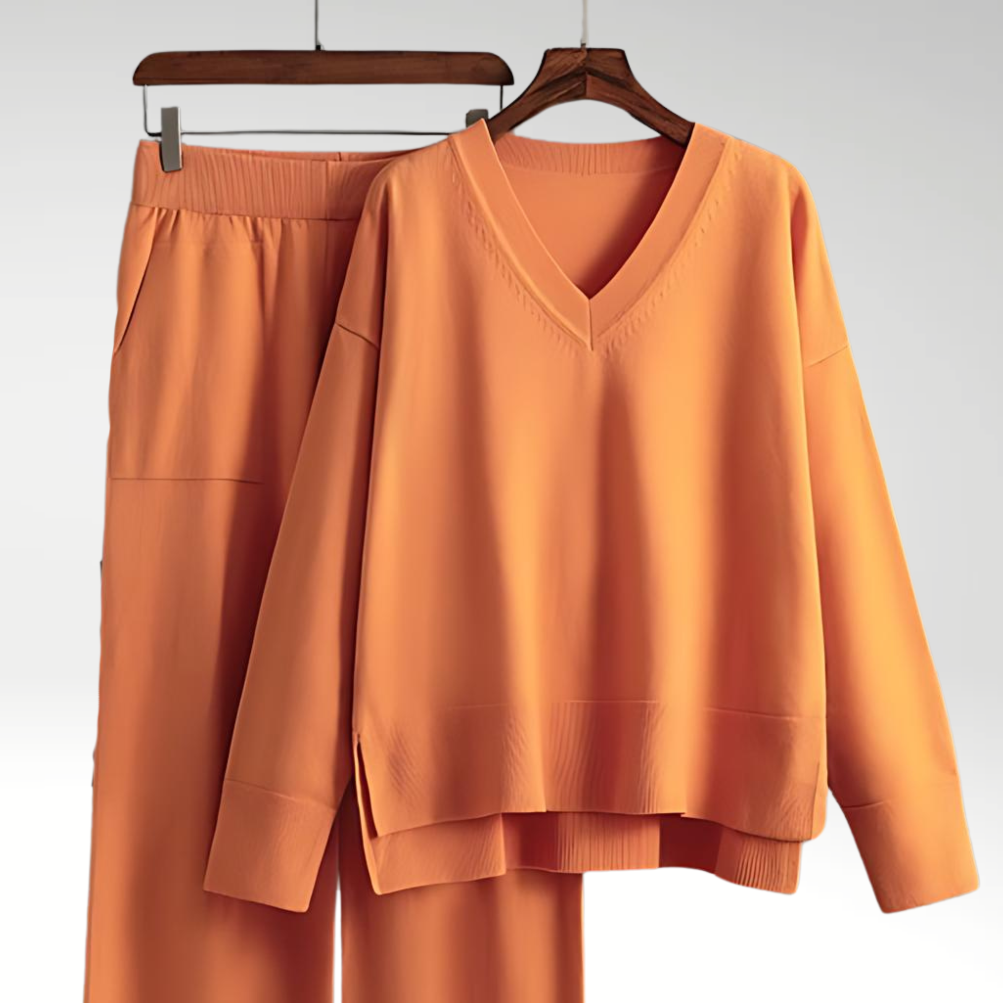 Maison Léa™ | Luxe Ensemble deux pièces col V