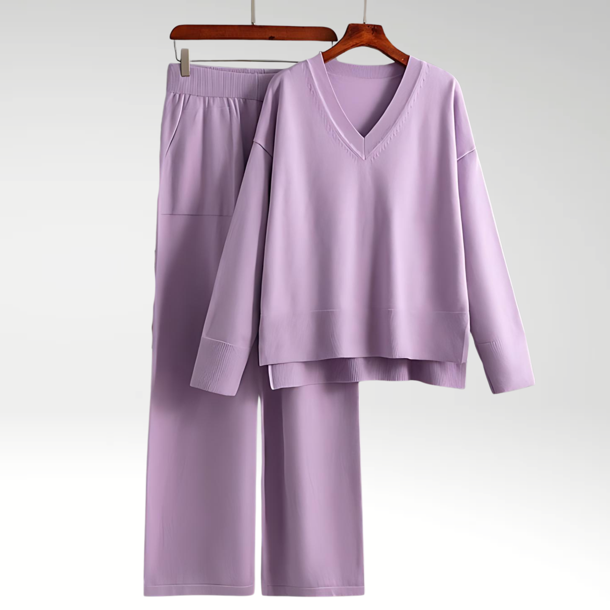 Maison Léa™ | Luxe Ensemble deux pièces col V