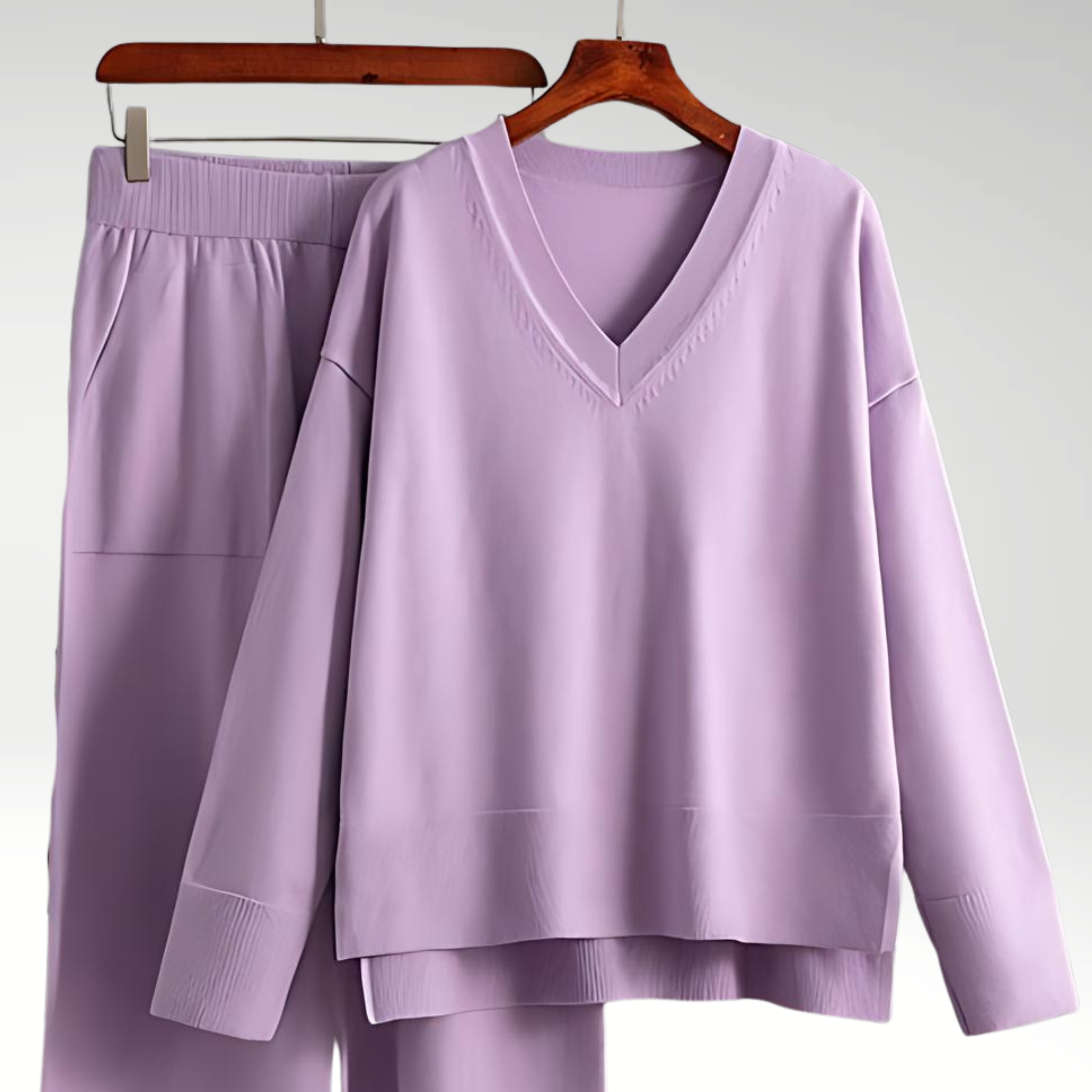 Maison Léa™ | Luxe Ensemble deux pièces col V