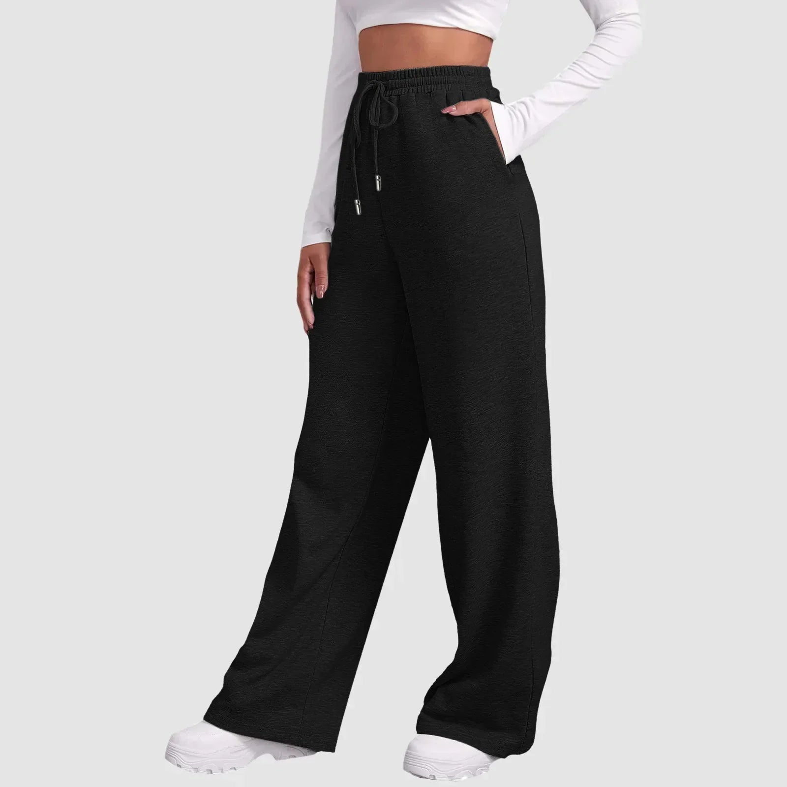 Maison Léa™ | Joggers à jambe large et coupe décontractée