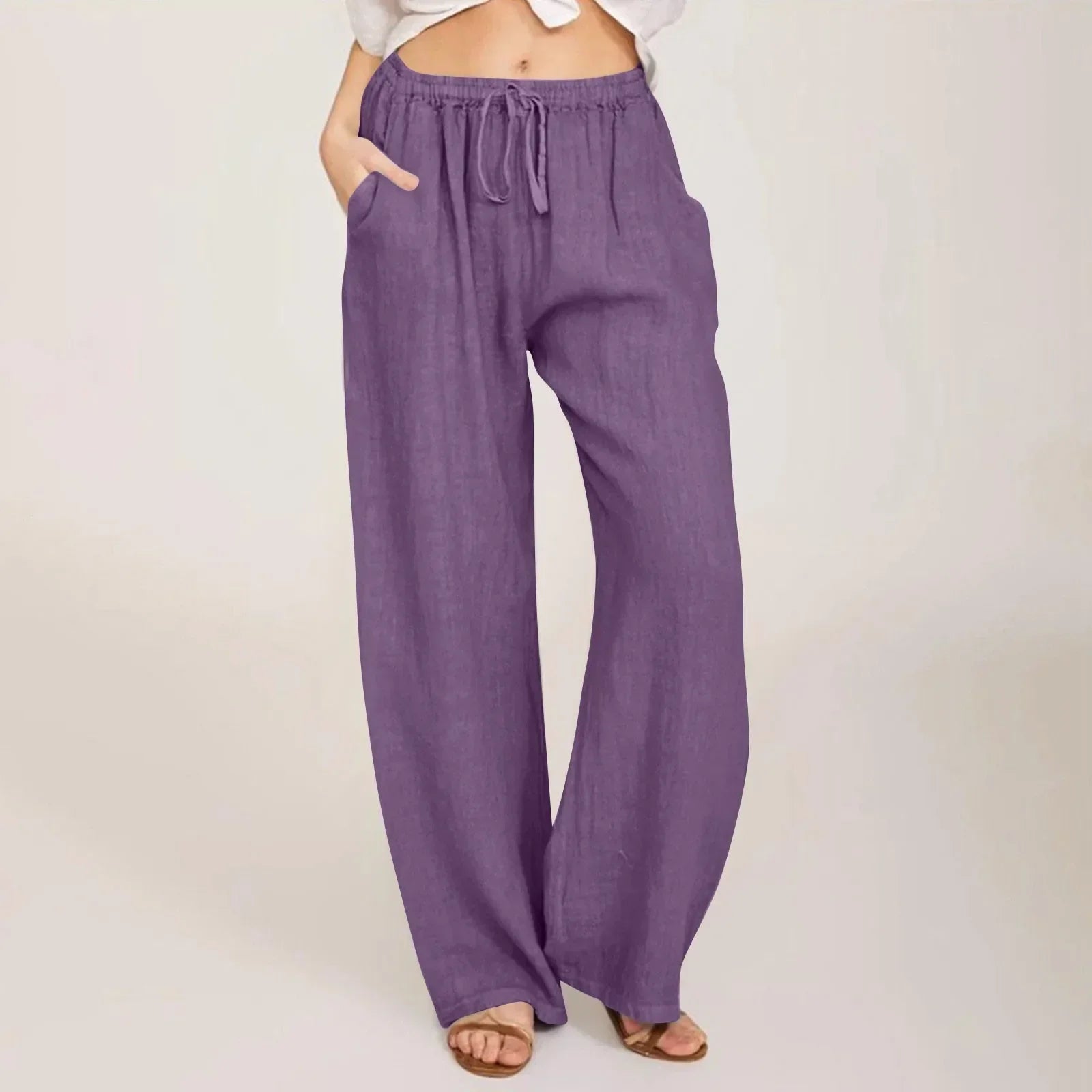 Maison Léa™ | Pantalon confort à jambe large