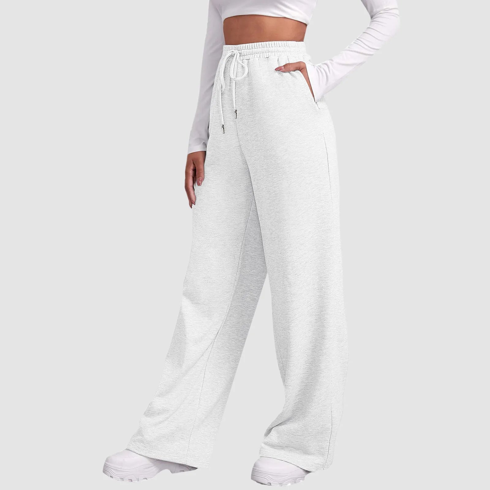 Maison Léa™ | Joggers à jambe large et coupe décontractée