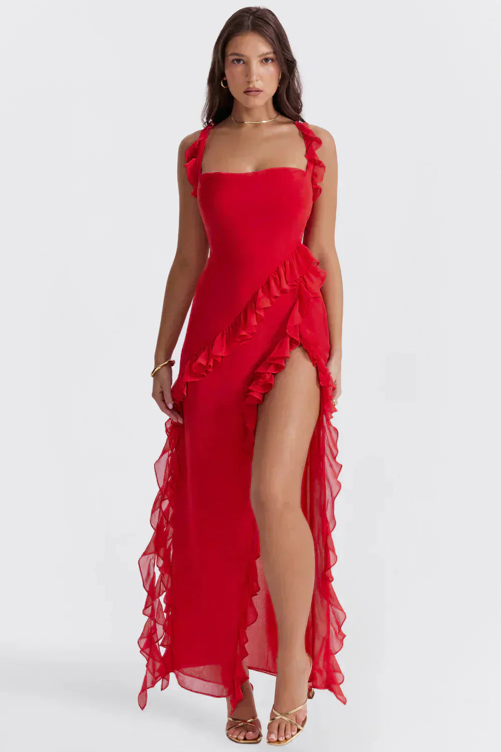 Maison Léa™ | Robe élégante avec jambes ouvertes
