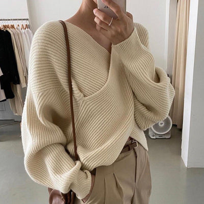 Maison Léa™ | Pull en tricot croisé chic