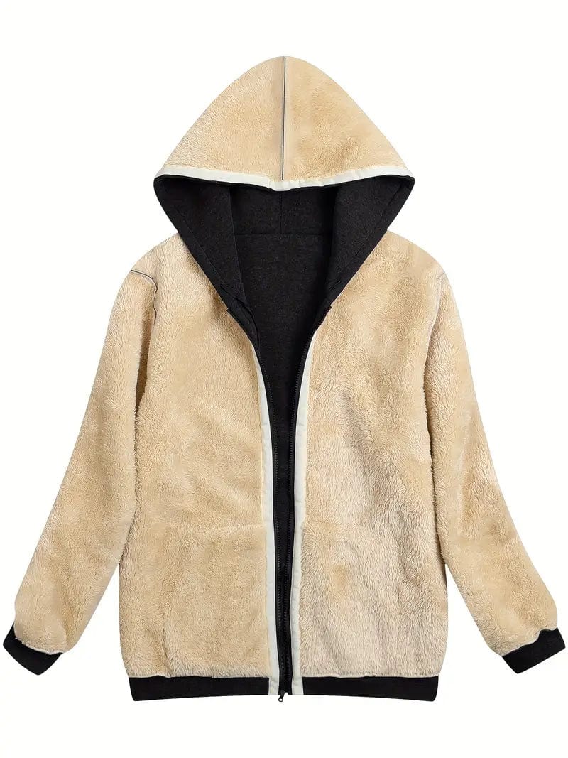 Veste douillette avec capuche