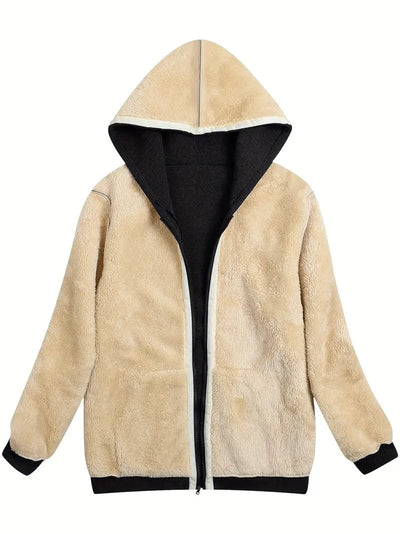 Veste douillette avec capuche
