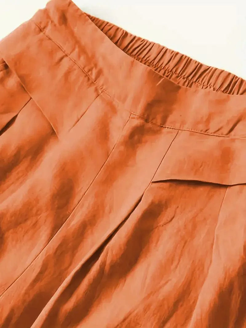 Pantalon large décontracté