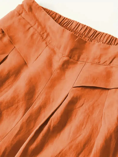 Pantalon large décontracté