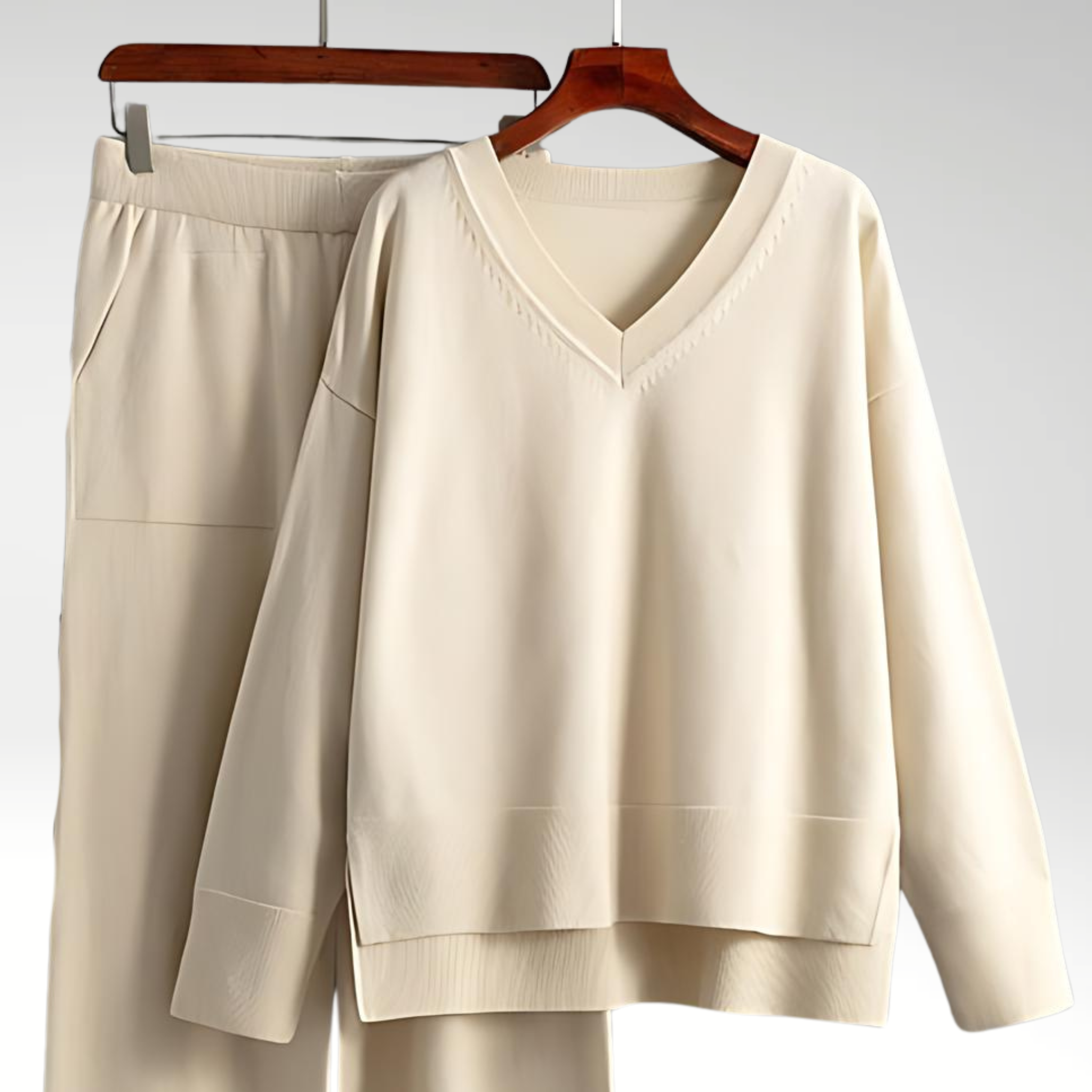 Maison Léa™ | Luxe Ensemble deux pièces col V
