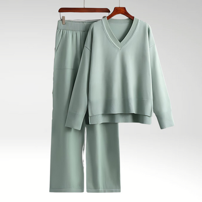 Maison Léa™ | Luxe Ensemble deux pièces col V