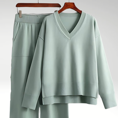 Maison Léa™ | Luxe Ensemble deux pièces col V