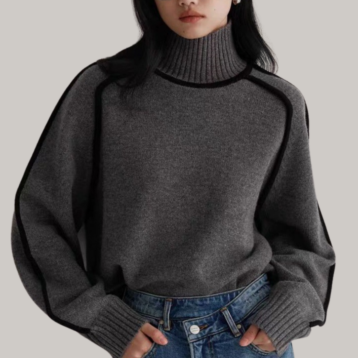 Maison Léa™ | Pull à col roulé confortable