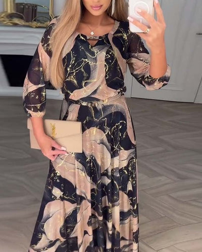 Liviana | Elegancka sukienka z szyfonu