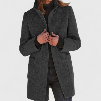 Jacqueline™ | Manteau femme à col haut