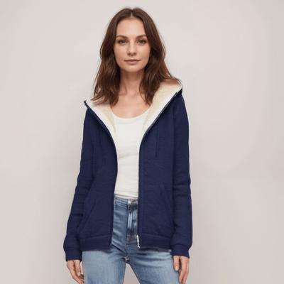 Veste douillette avec capuche