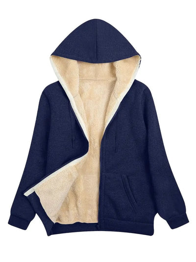 Veste douillette avec capuche