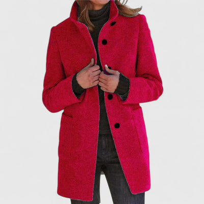 Jacqueline™ | Manteau femme à col haut