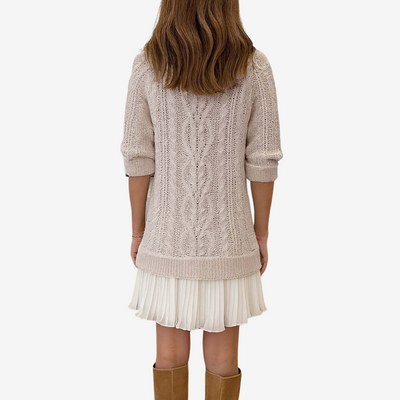 Elise | Robe pull en maille