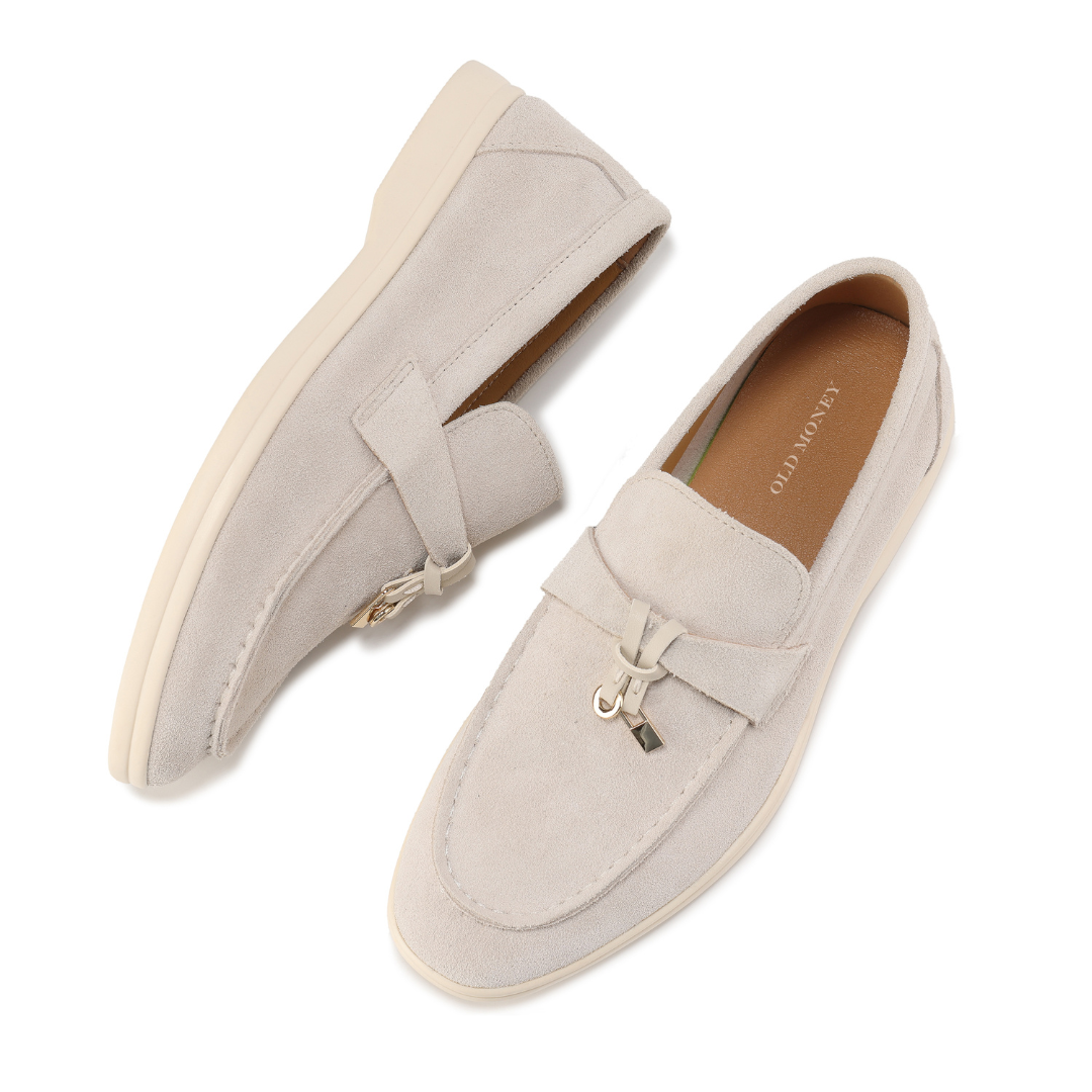 Maison Léa™ | Mocassins en daim Old Money
