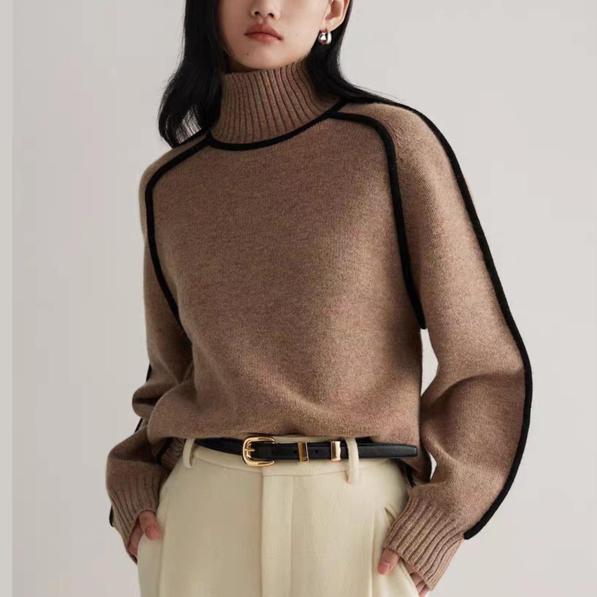 Maison Léa™ | Pull à col roulé confortable