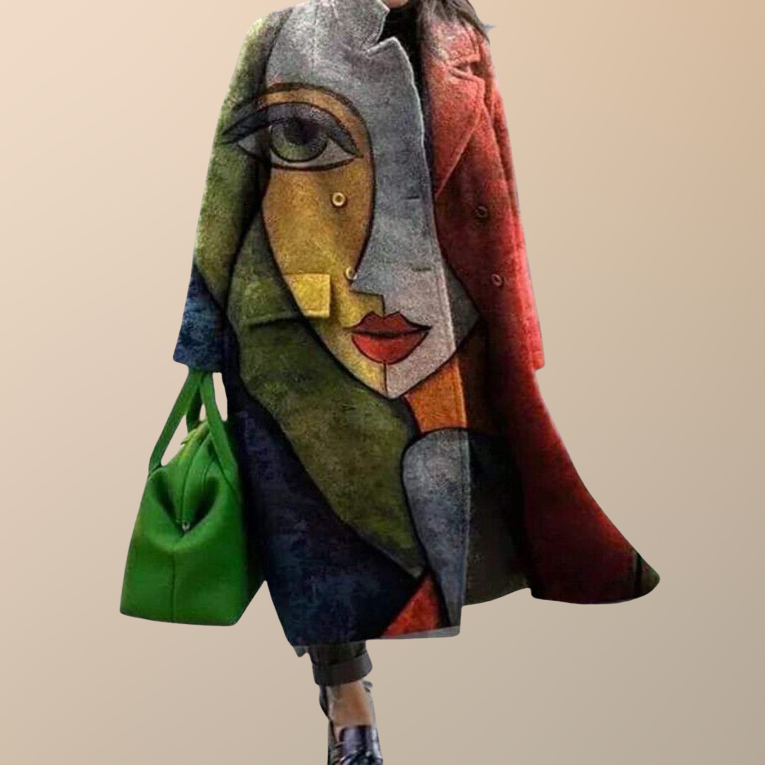 Elizara | Oversizní dámský kabát