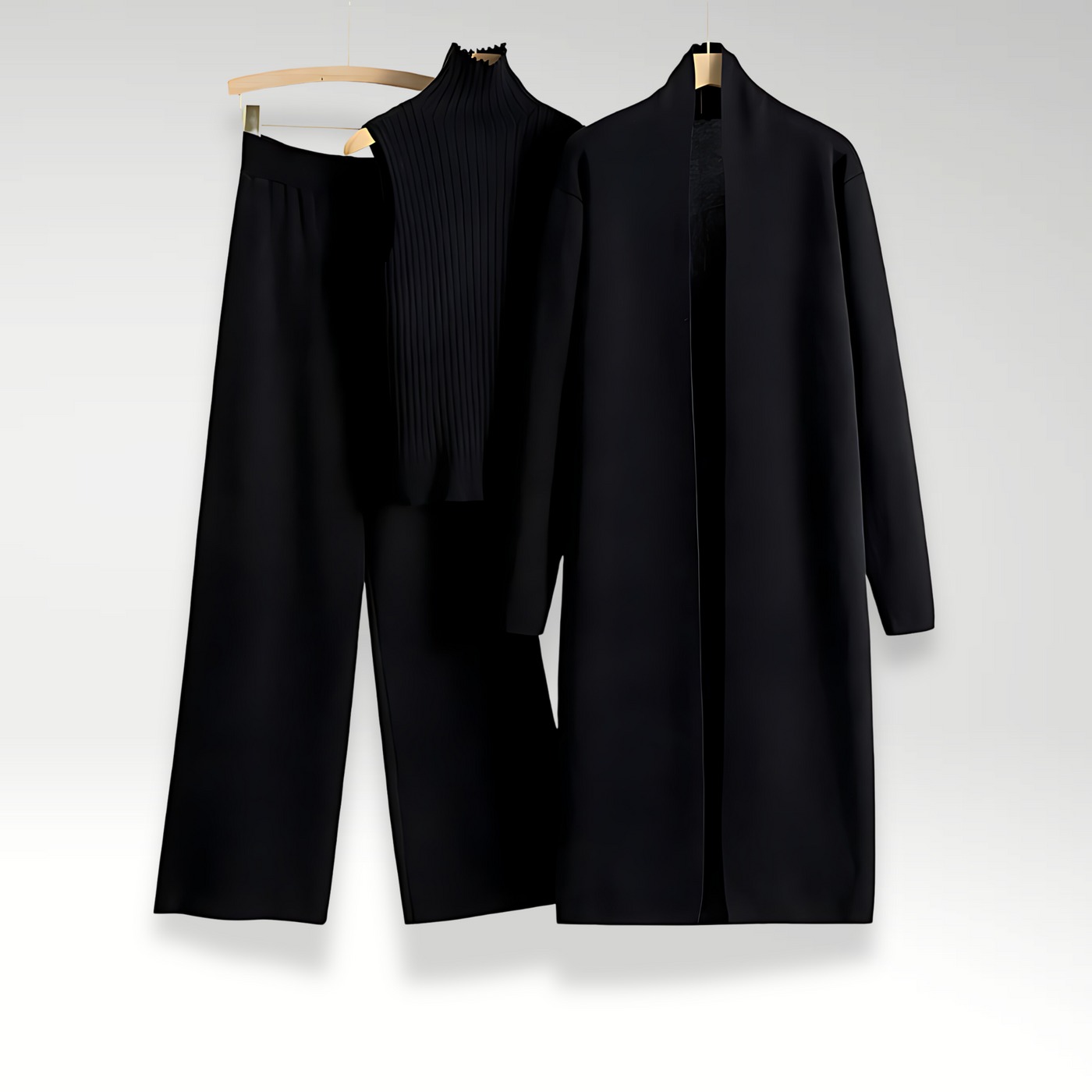 Maison Léa™ | Ensemble trois pièces en maille Luxe