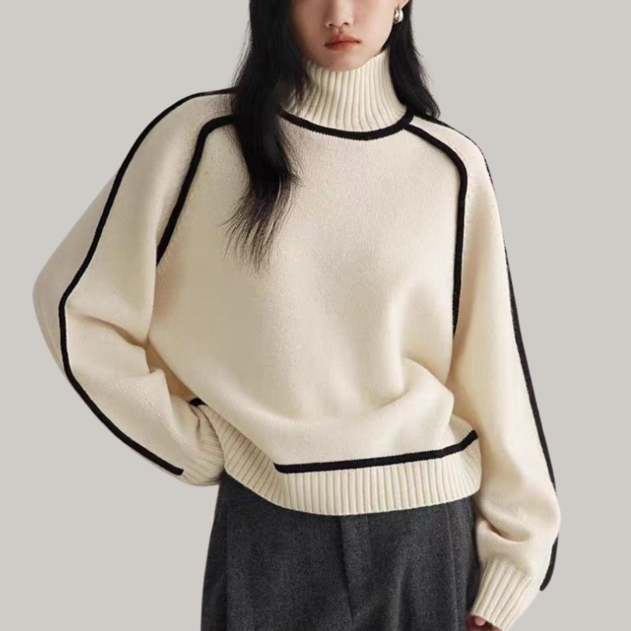 Maison Léa™ | Pull à col roulé confortable