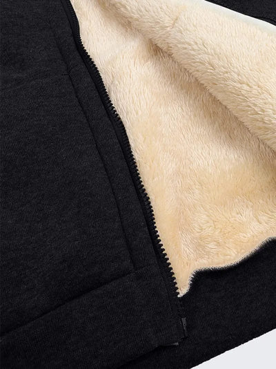 Veste douillette avec capuche