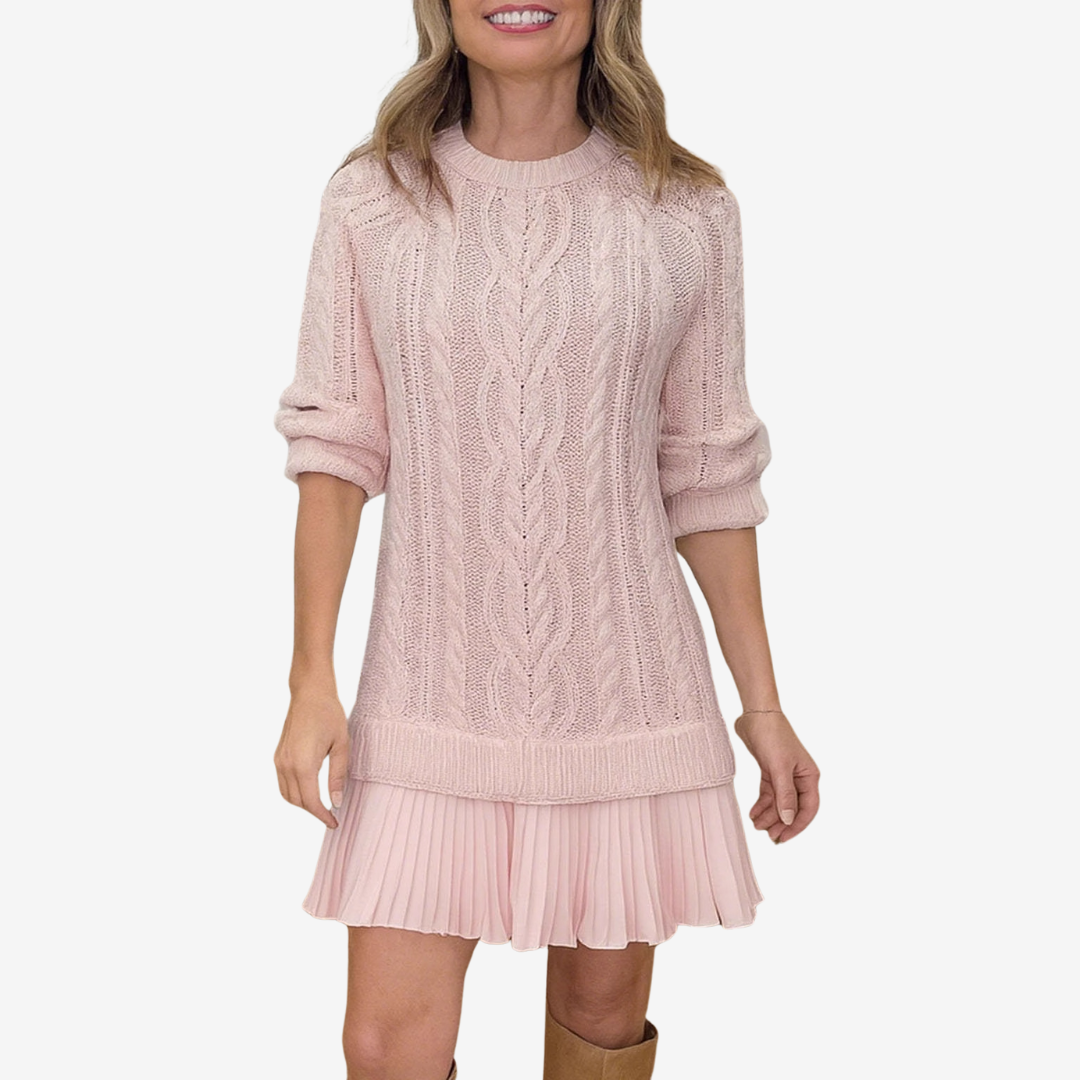 Elise | Robe pull en maille