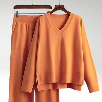 Maison Léa™ | Luxe Ensemble deux pièces col V