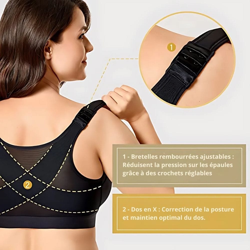 Soutien-gorge correcteur de posture - sans armature