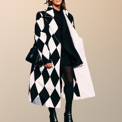 Elizara | Oversizní dámský kabát