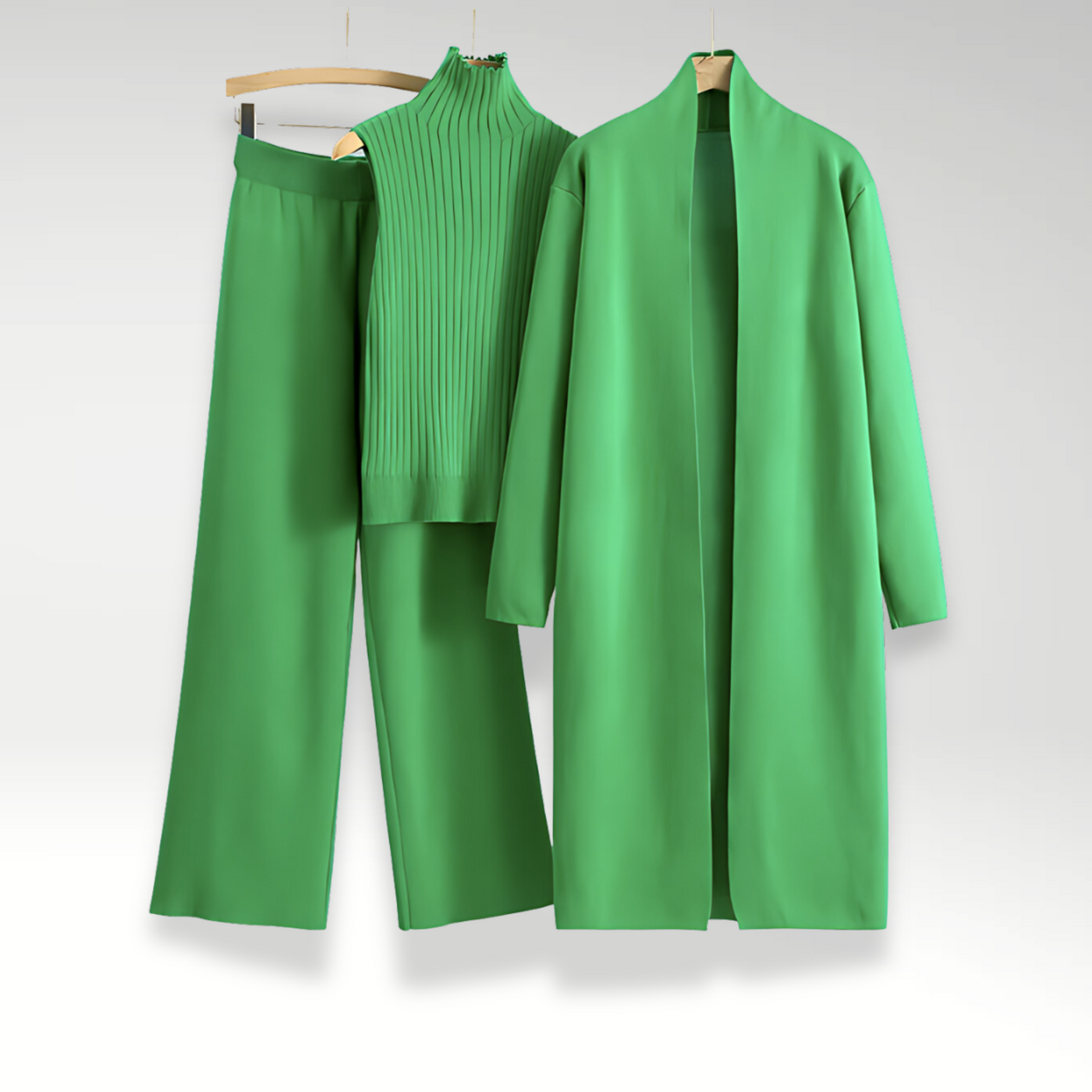 Maison Léa™ | Ensemble trois pièces en maille Luxe