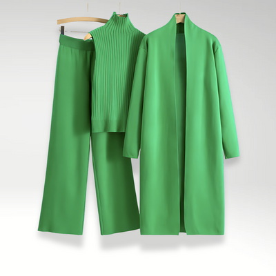 Maison Léa™ | Ensemble trois pièces en maille Luxe