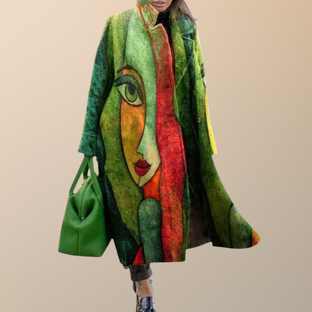 Elizara | Oversizní dámský kabát