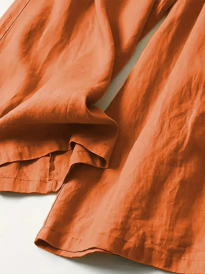 Pantalon large décontracté