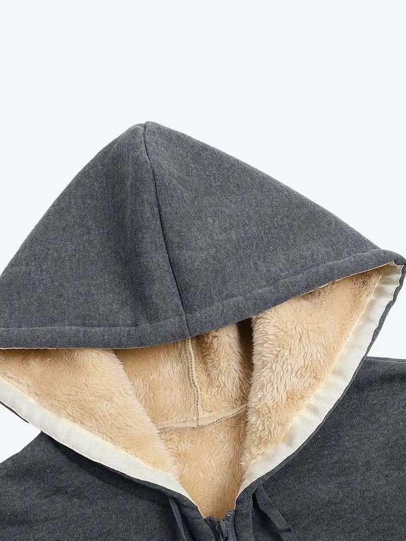 Veste douillette avec capuche