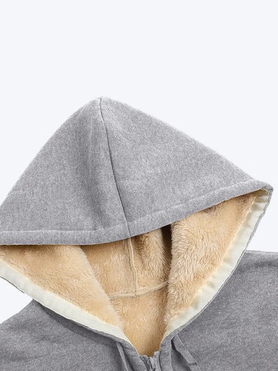 Veste douillette avec capuche