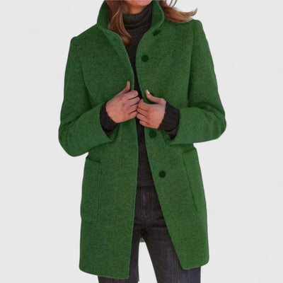 Jacqueline™ | Manteau femme à col haut