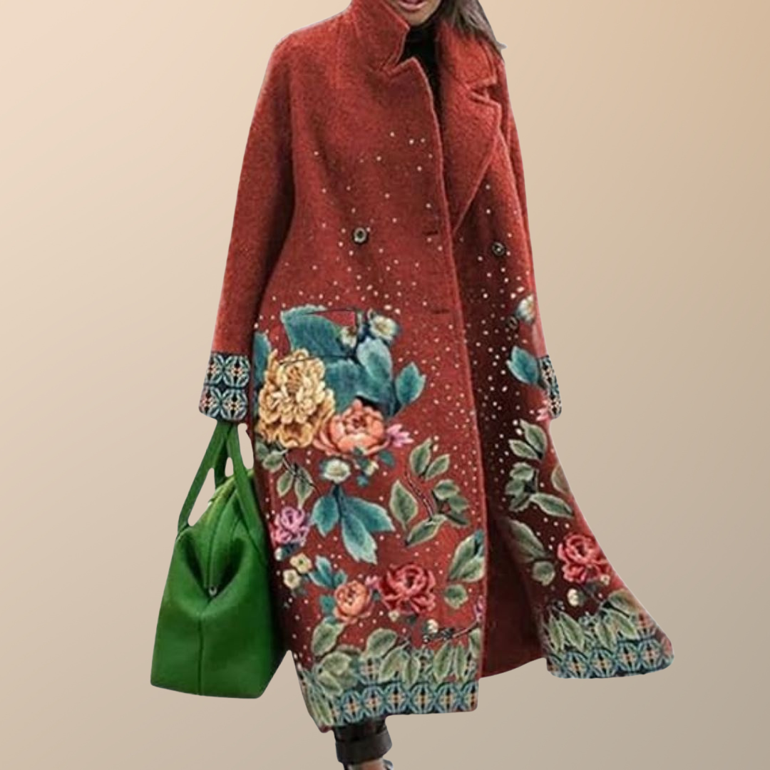 Elizara | Oversizní dámský kabát