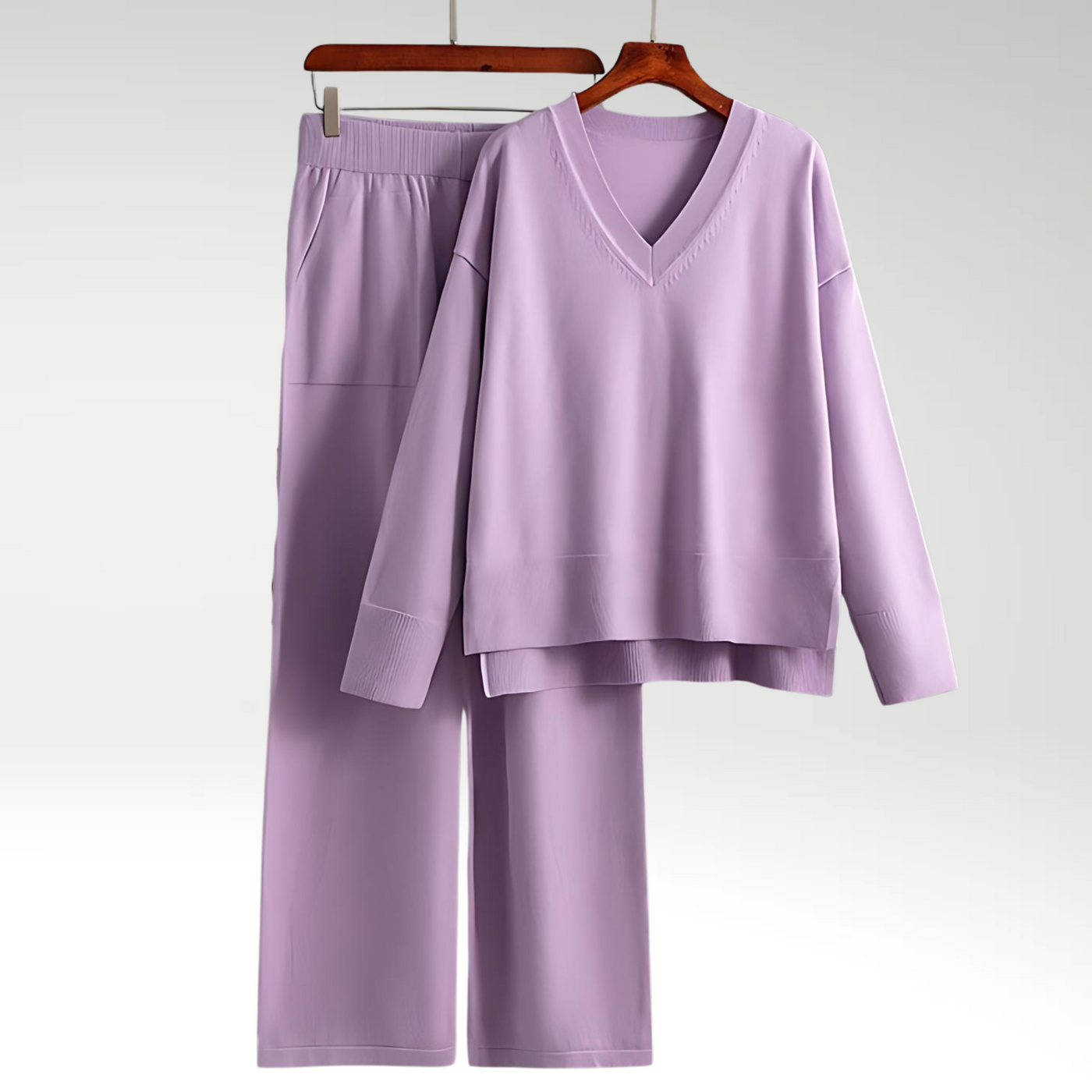 Maison Léa™ | Luxe Ensemble deux pièces col V