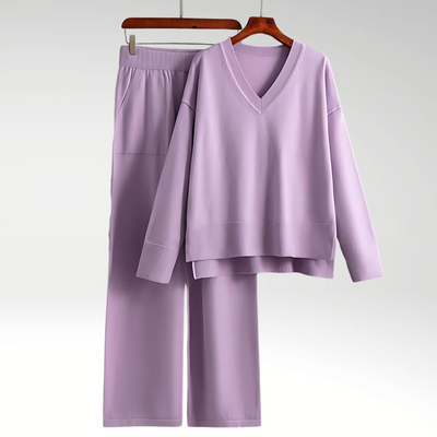 Maison Léa™ | Luxe Ensemble deux pièces col V