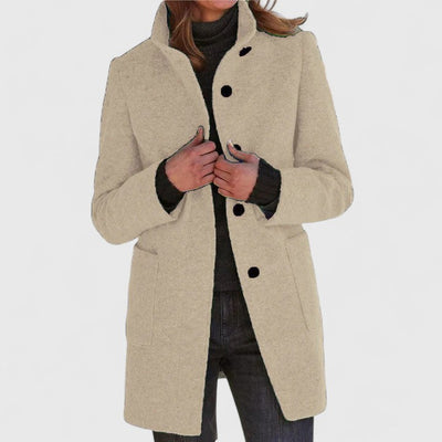 Jacqueline™ | Manteau femme à col haut