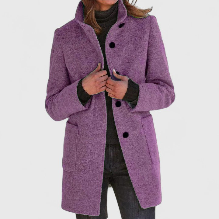 Jacqueline™ | Manteau femme à col haut